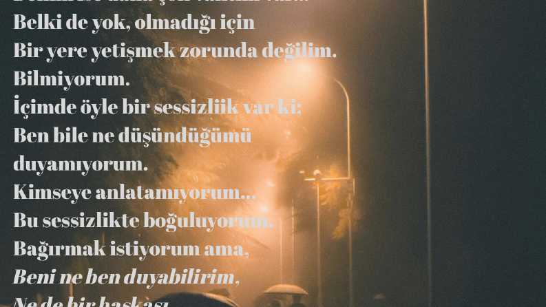 İçimdeki Sessizlik