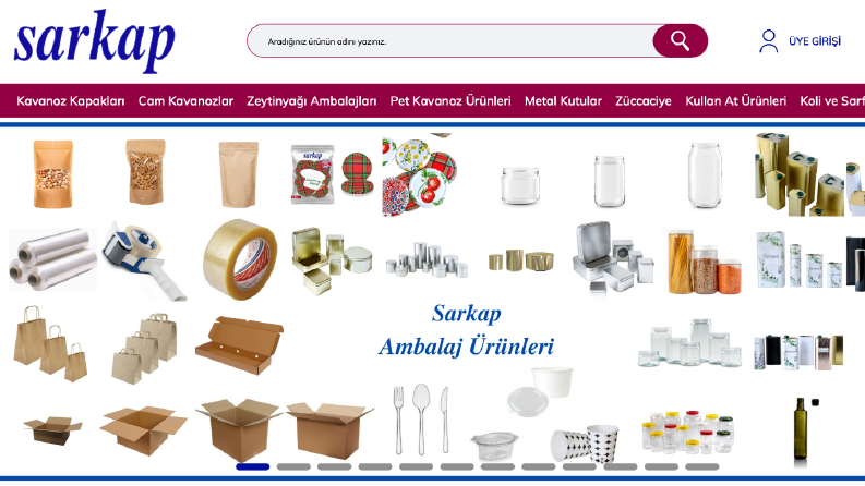 Sarkap.com - T-Soft üzerinde E-Ticaret sitesi kurulumu