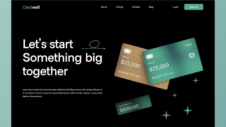 Cardwell Landing page