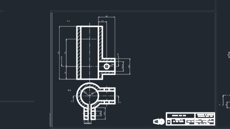 Autocad 3 Görünüş-Kesit Görünüşler