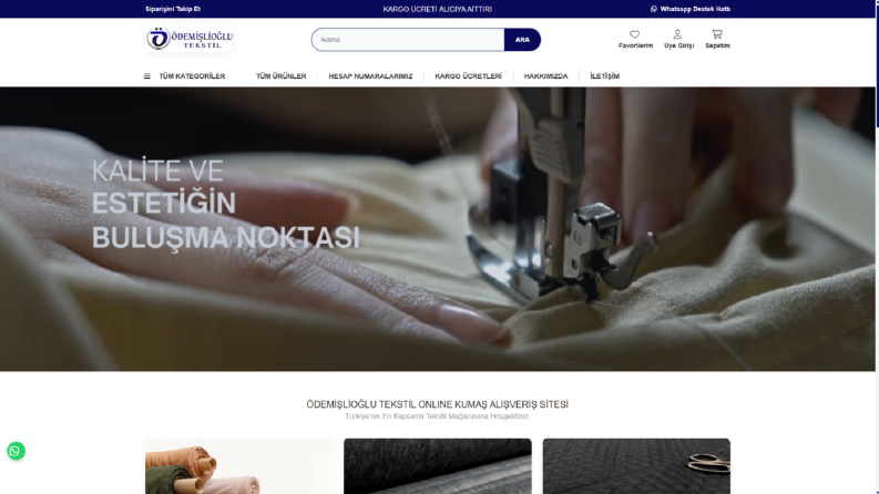 Ödemişlioğlu Tekstil Web Projesi