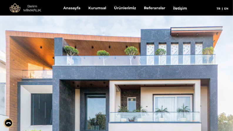 Mimarlık Firması için HeroBanner (Başlangıç Sayfası)