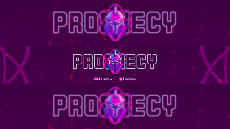Prophecy Youtube Banner ve Logo Tasarımı