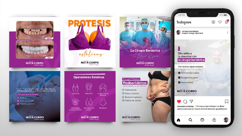 Novacorpo Sosyal Medya Tasarımları