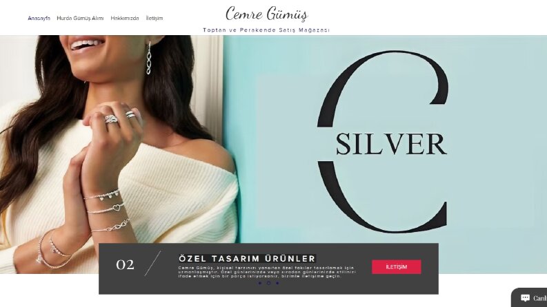 Cemre Gümüş - Website Tasarımı