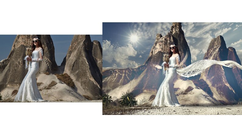 Premium Gelin Damat Görsel Düzenleme