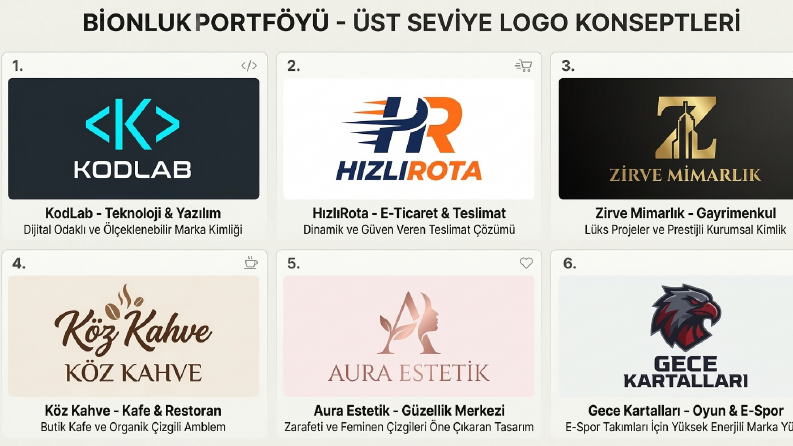 Her türde formatta Etkileyici karakteristik logo tasarımı 
