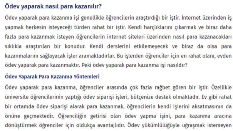 Buradan Öğren - Metin Yazarlığı
