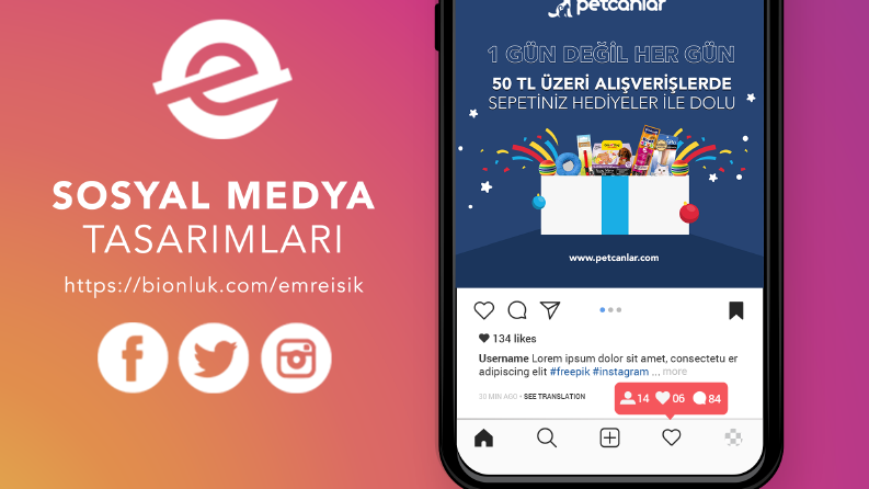Pet Shop E-Ticaret Kampanya Görseli