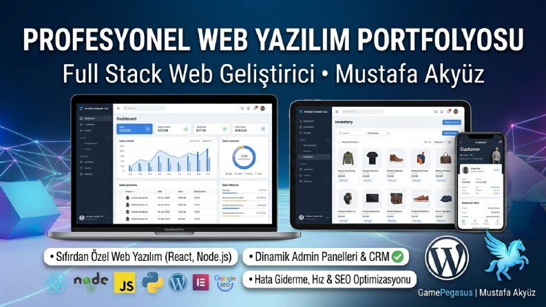 Özel Web Yazılım & Yönetim Paneli (CRM / SaaS) Geliştirme