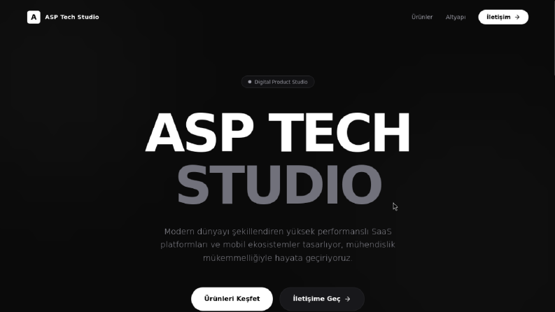 Dinamik ve Yenilikçi Kişisel Web Projesi