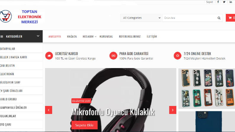 Wordpress E-Ticaret Sitesi
