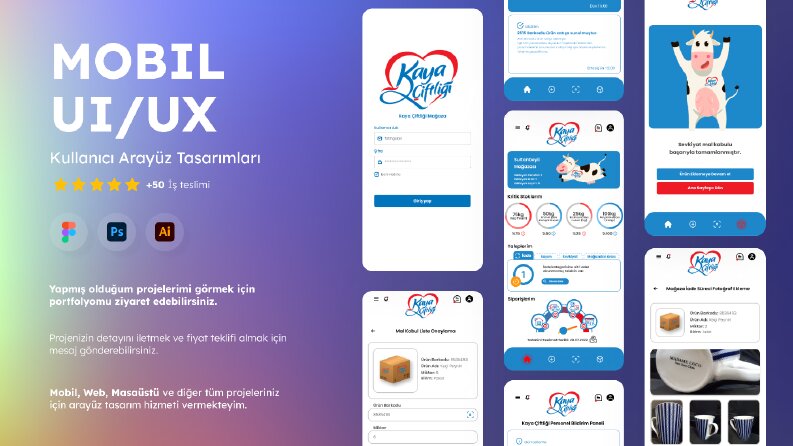 KayaÇiftliği - Depo Yönetim Sistemi UI/UX Çalışması