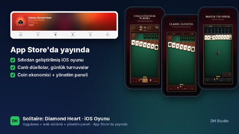 Solitaire: Diamond Heart - iOS Oyunu ve Yönetim Paneli