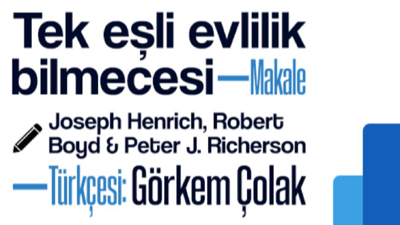 Makale çevirisi: 'Tek Eşli Evlilik Bilmecesi'