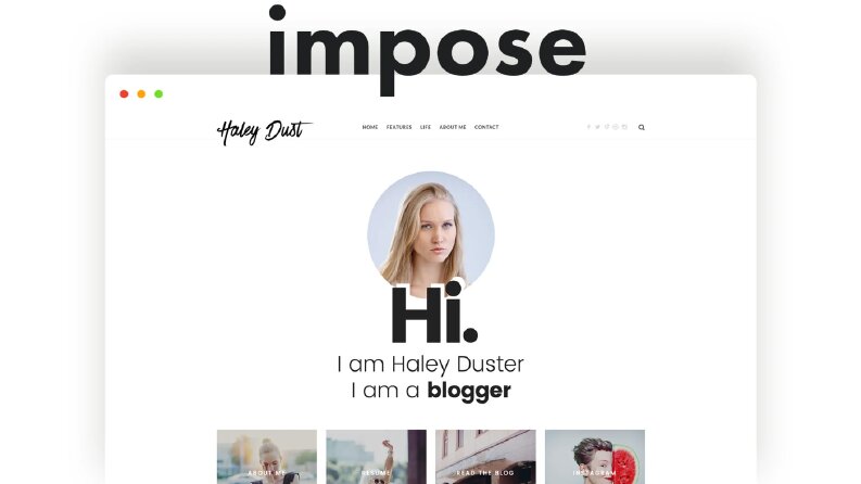 Şık ve Hızlı Blog Web Sitesi