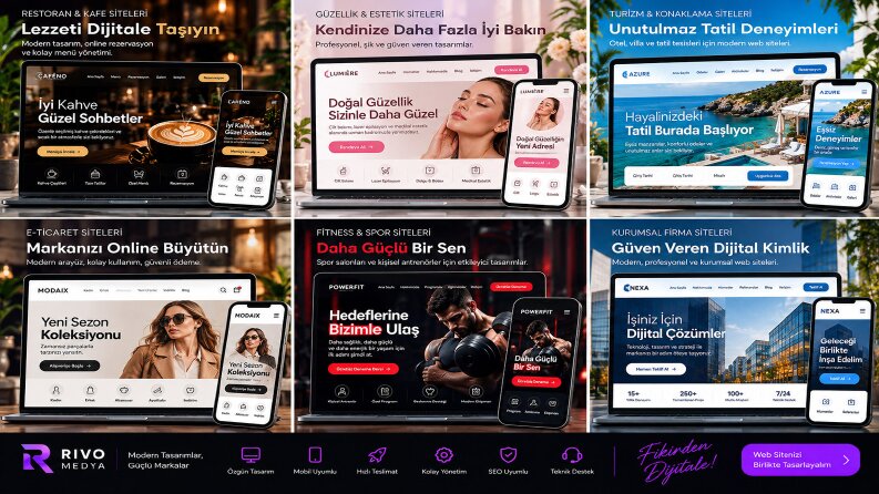 Profesyonel Web Sitesi Tasarımları | Rivo Medya