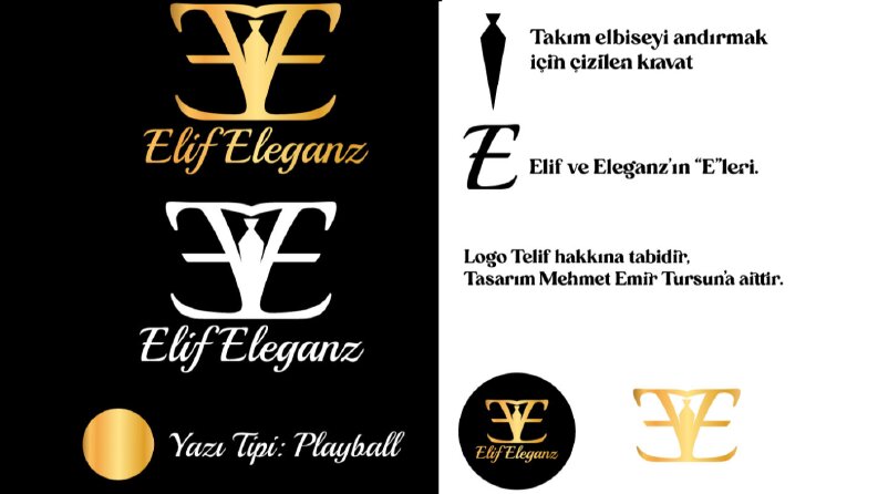 ElifEleganz | Takım Elbise İşletmesi Logo Tasarımı