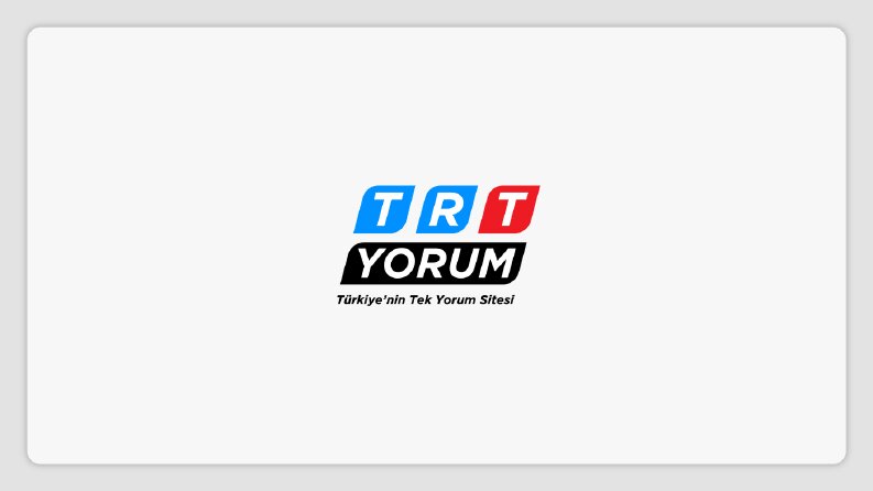 TRT Yorum Logo Tasarımı