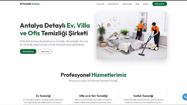 Hizmet Sektörü İçin Web Yazılım ve Reklam Yönetimi