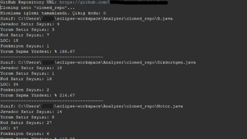 Github Kod Analizi