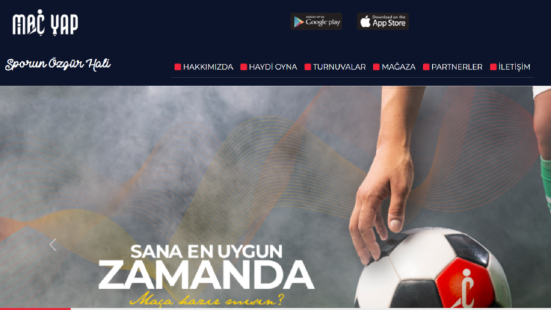 Maç Yapacak Kişilerin Eşleştirme Sitesi