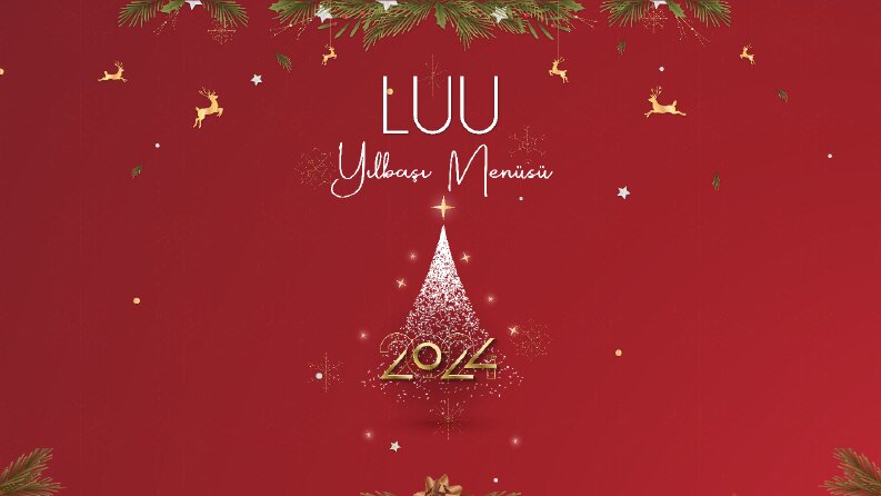 Luu Restaurant Yılbaşı Menüsü