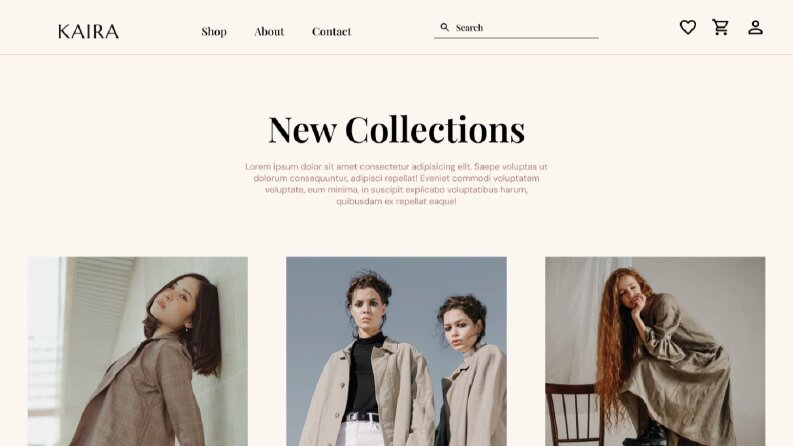 Kaira Figma Web Site Template