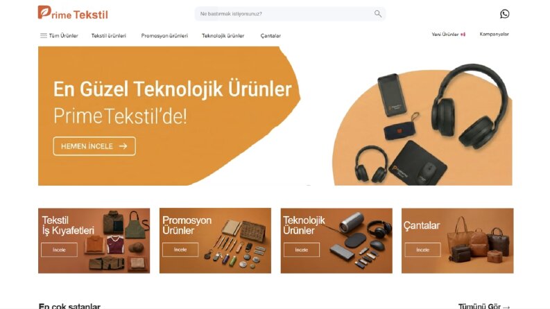 Örnek Plus (orta paket) E-Ticaret Sitesi