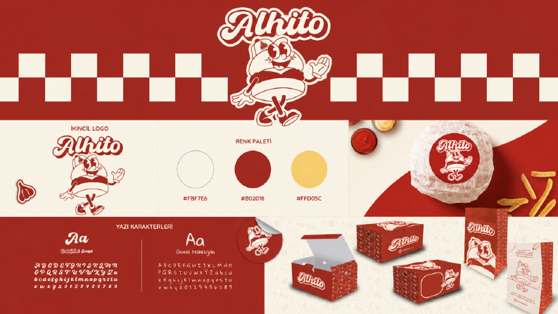 Alhito – Retro Kurumsal Kimlik ve Ambalaj Tasarımı