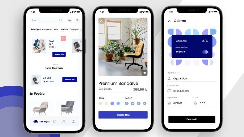 Yeni Bir Marka İçin E-ticaret App Tasarımı Yaptım