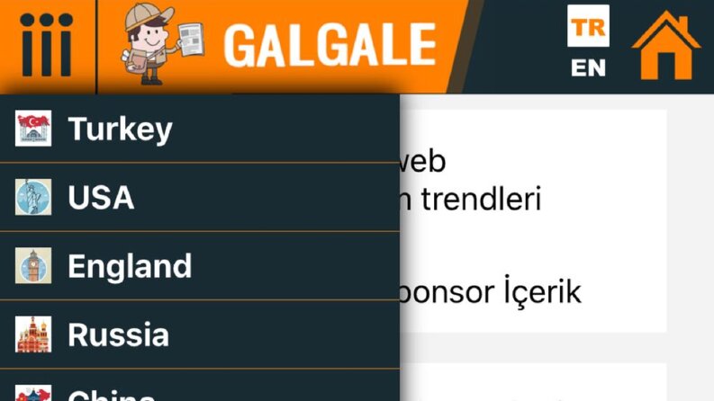 Galgale Menü