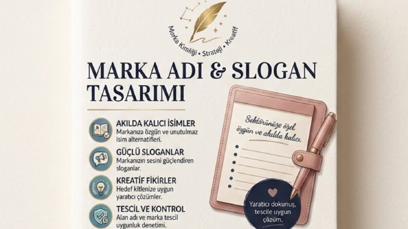 Markanız İçin Akılda Kalıcı İsim & Slogan Tasarımı