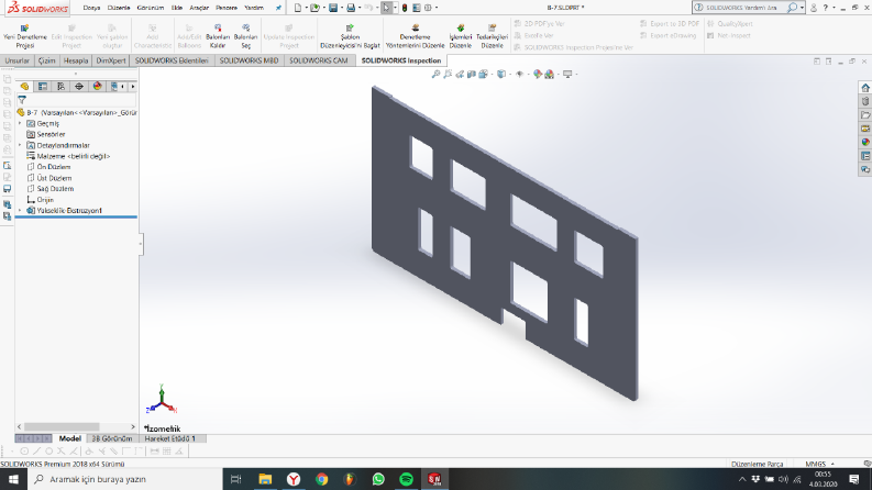 AutoCad ve SolidWorks Çalışmalarım