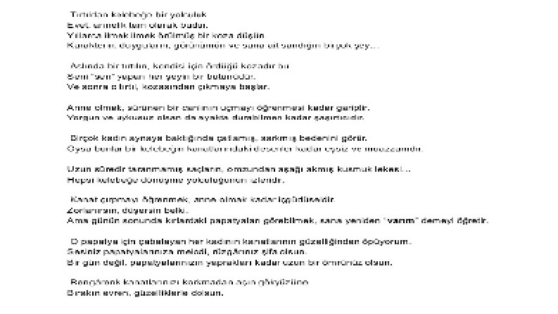 Tırtıldan Kelebeğe: Annelik Üzerine Bir Dönüşüm
