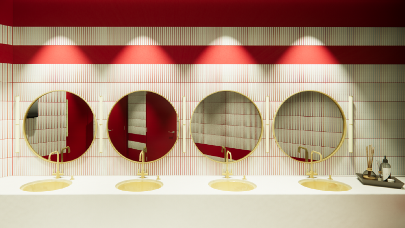 3D- WC KONSEPT TASARIM- VINTAGE