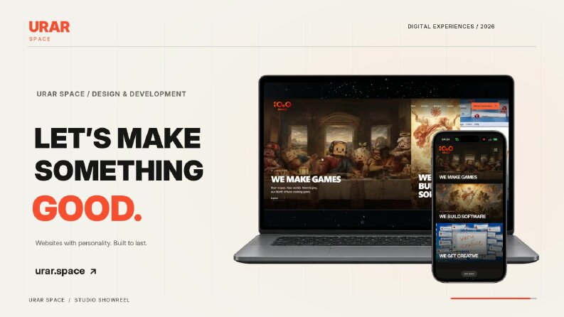 URAR Space | Web Tasarım ve Geliştirme