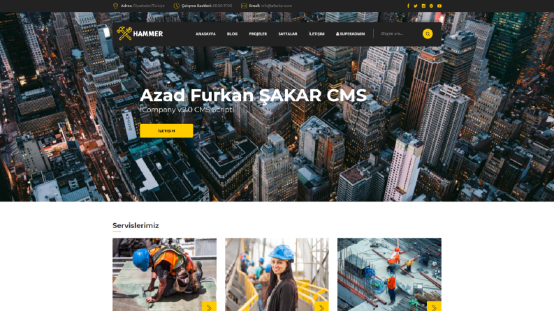ICompany Website Scripti