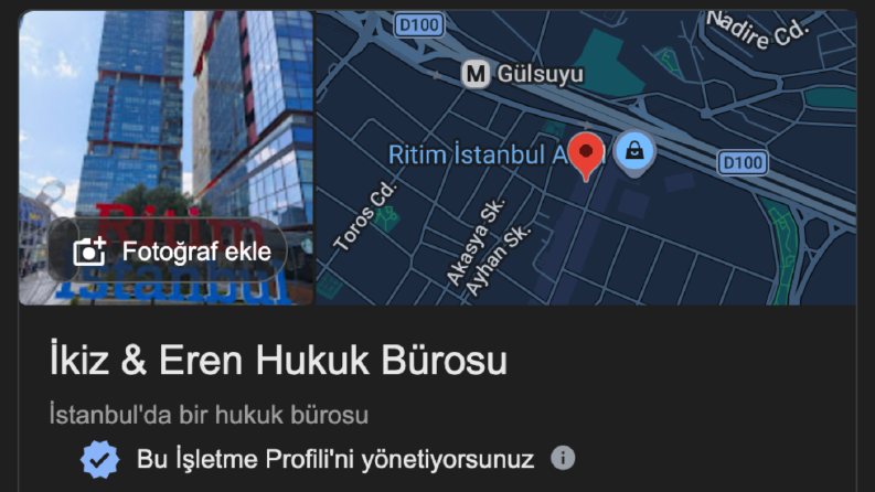 İkiz Eren Hukuk Bürosu Bizi Tercih Etti!
