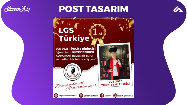 Atatürk Ortaokulu - Post Tasarım