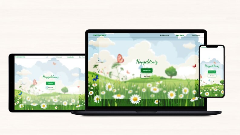TemizDokunuş Fullstack Website Proje