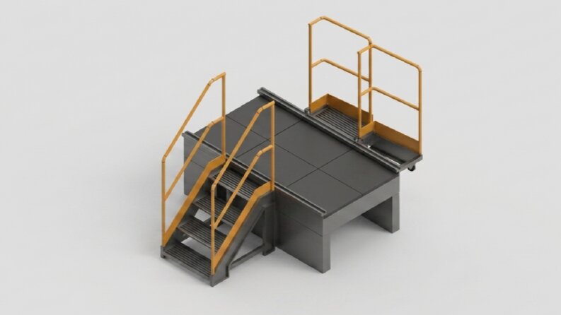 Endüstriyel Platform Tasarımı ve 3D Modelleme