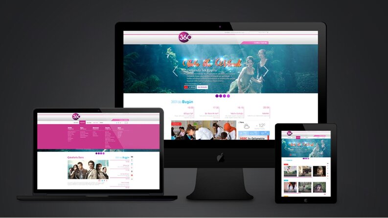 360 TV UI/UX Design