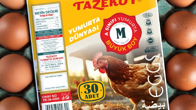 Yumurta Etiket Tasarımı ve Broşürü