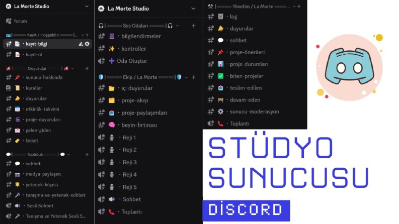 Discord - Örnek Stüdyo Sunucusu