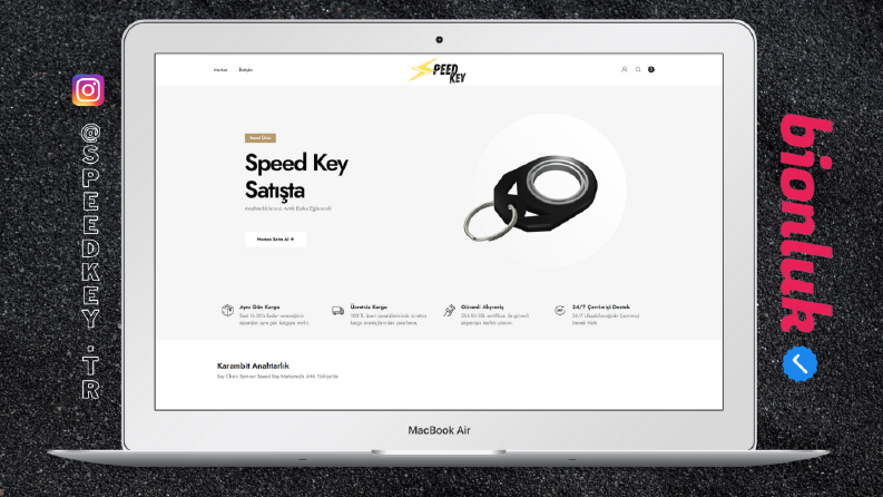 SpeedKey'in E-ticaret sitesi yayında!