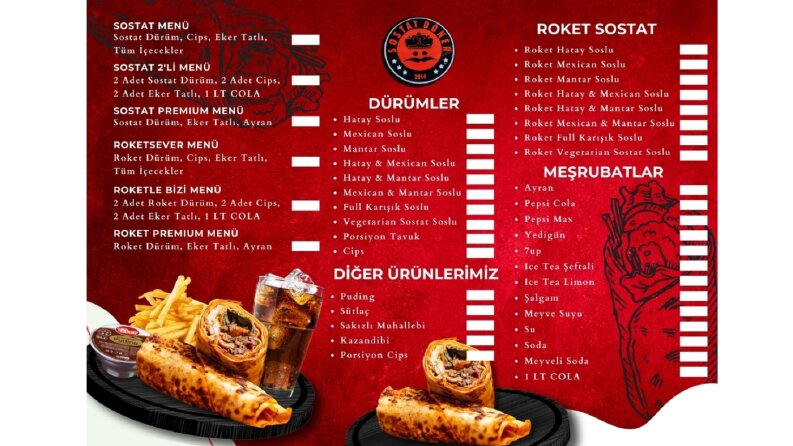 Menü Tasarımları
