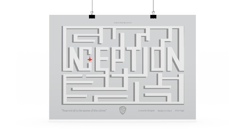 Inception Film Afişi Tasarımı