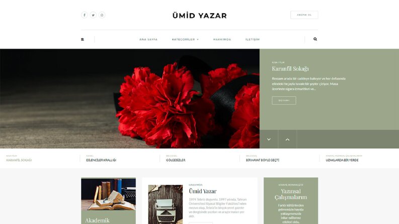 Kişisel Blog Tasarımı
