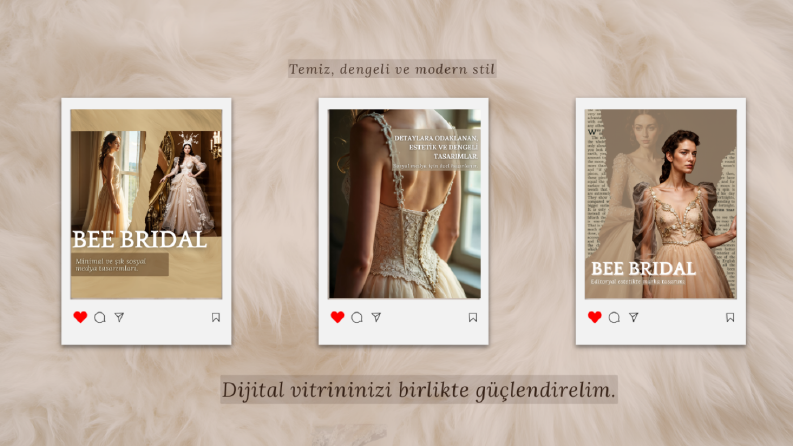 Moda - Bridal Sosyal Medya Tasarımları